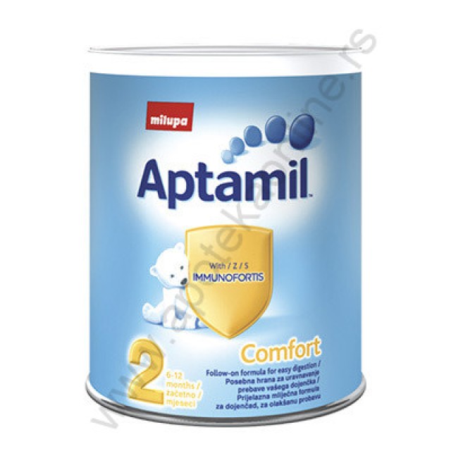 MILUPA MLEKO APTAMIL COMFORT 2 400g - Online Apoteka MILUPA MLEKO APTAMIL COMFORT 2 400g